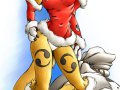 Digimon - (Cg) - Karabiner - Female Renamon Christmas.jpg